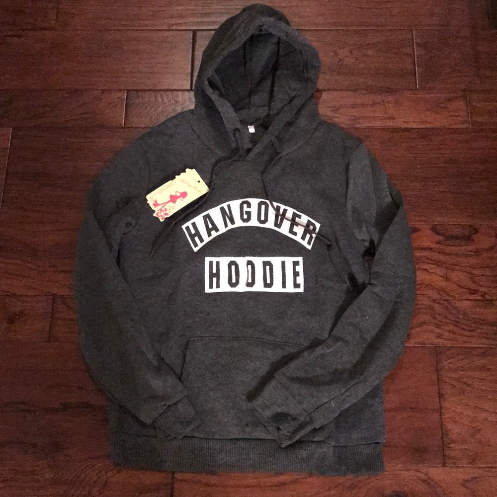 New Gray hoodie size S